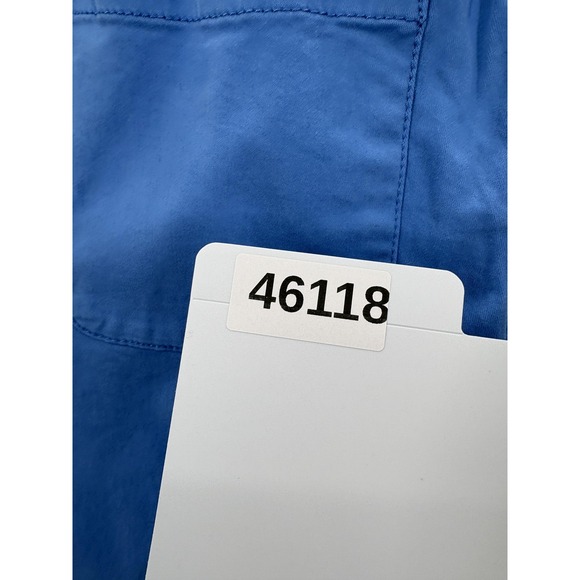 Sonoma Pants Womens Medium Blue Cropped Straight Twill Stretch Casual Travel NWT - Picture 15 of 15